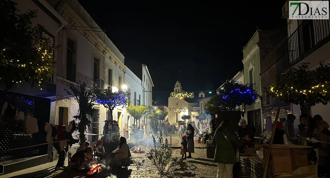 Valencia del Ventoso se vuelca con la celebración de su Belén viviente