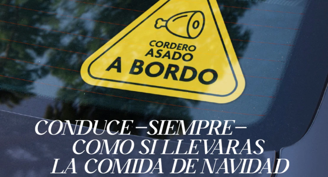 Asado a bordo: la DGT lanza su campaña navideña