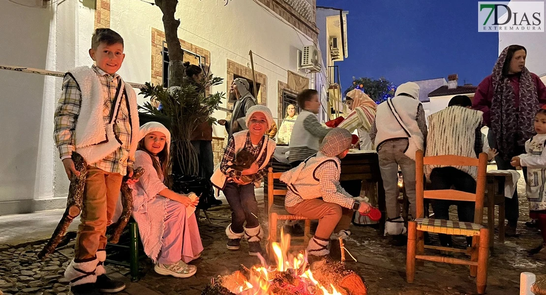 Valencia del Ventoso se vuelca con la celebración de su Belén viviente