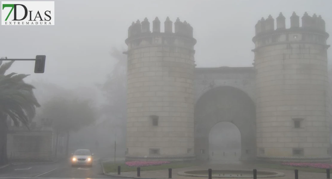 Activan la alerta amarilla por densas nieblas en parte de Extremadura este jueves