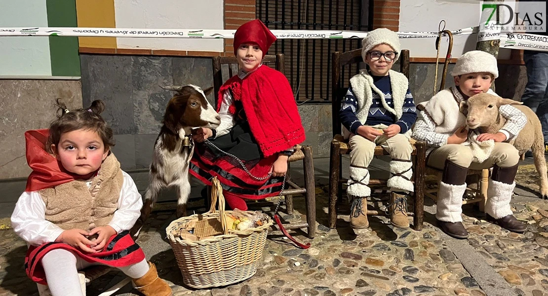 Valencia del Ventoso se vuelca con la celebración de su Belén viviente