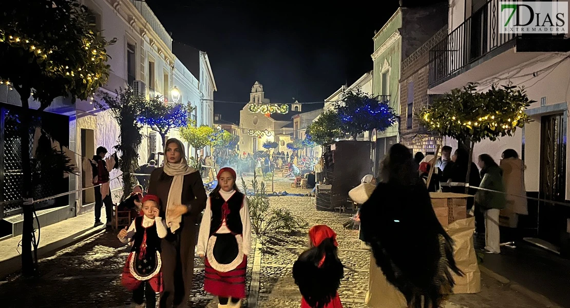 Valencia del Ventoso se vuelca con la celebración de su Belén viviente