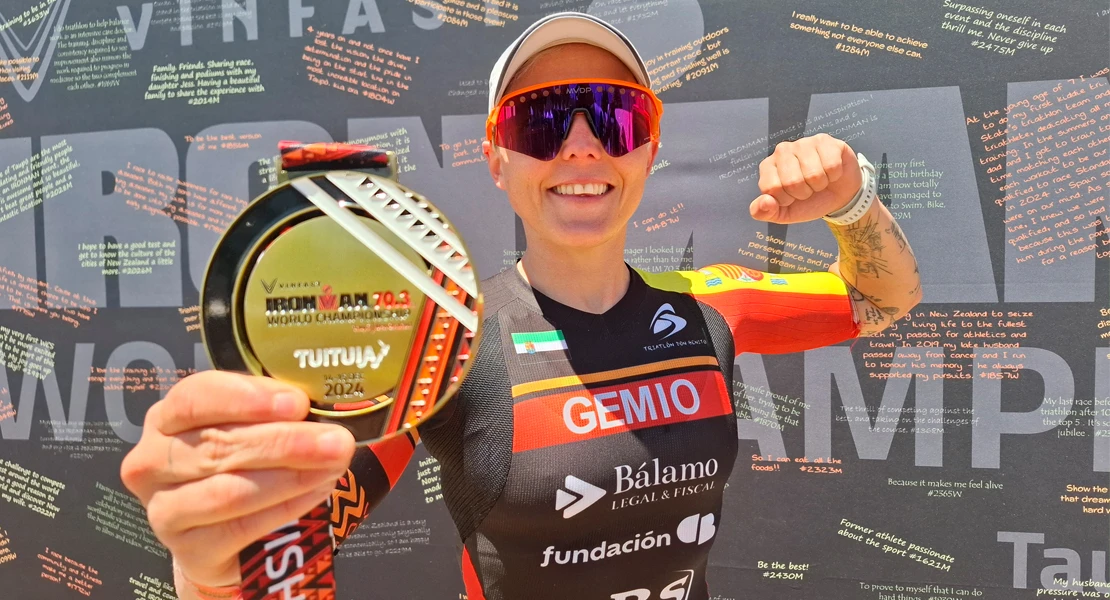 La extremeña Nieves Gemio completa su primer mundial Ironman 70.3 en Nueva Zelanda