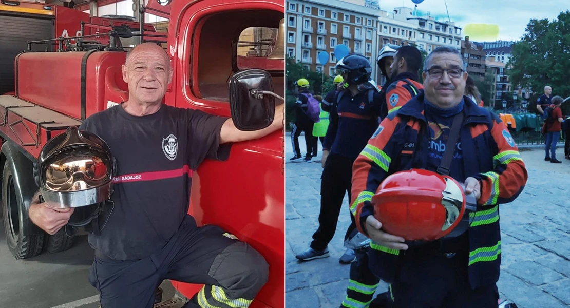 El fin de una era en los bomberos de Badajoz: se jubilan Epi y Chema