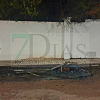 Se incendia un punto limpio en Badajoz durante la madrugada