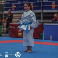 La karateka pacense, Valeria Rebollo, cierra un año perfecto con el oro nacional