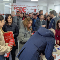 El equipo de Gallardo registra más de 3.300 avales para revalidar su cargo en el PSOE