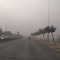 Niebla y frío en el puente de diciembre en Extremadura