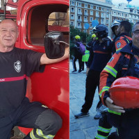 El fin de una era en los bomberos de Badajoz: se jubilan Epi y Chema