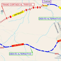 Corte de tráfico en la BA-074: indican desvíos alternativos