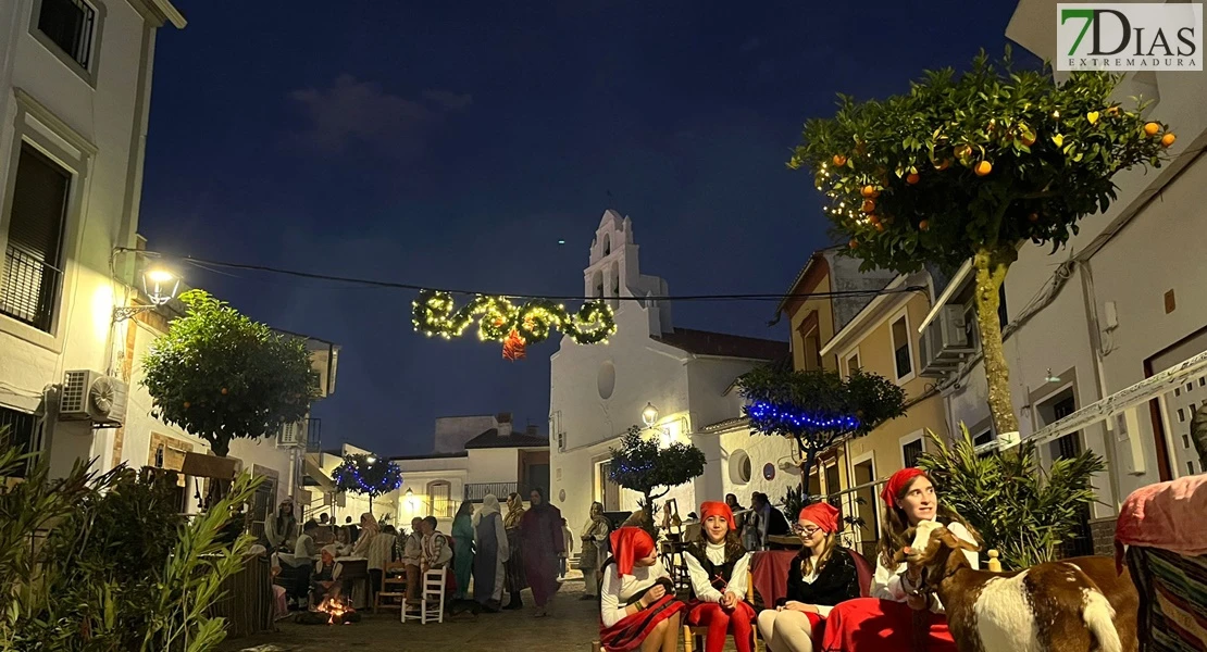 Valencia del Ventoso se vuelca con la celebración de su Belén viviente