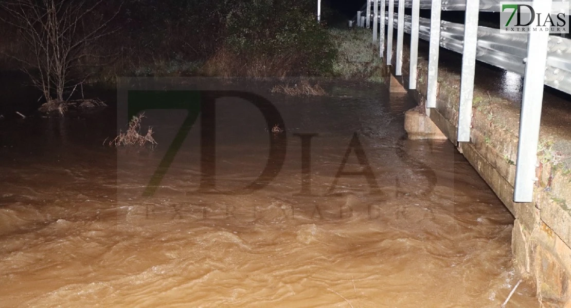 Las lluvias no cesan: así continúan los arroyos y ríos en Extremadura