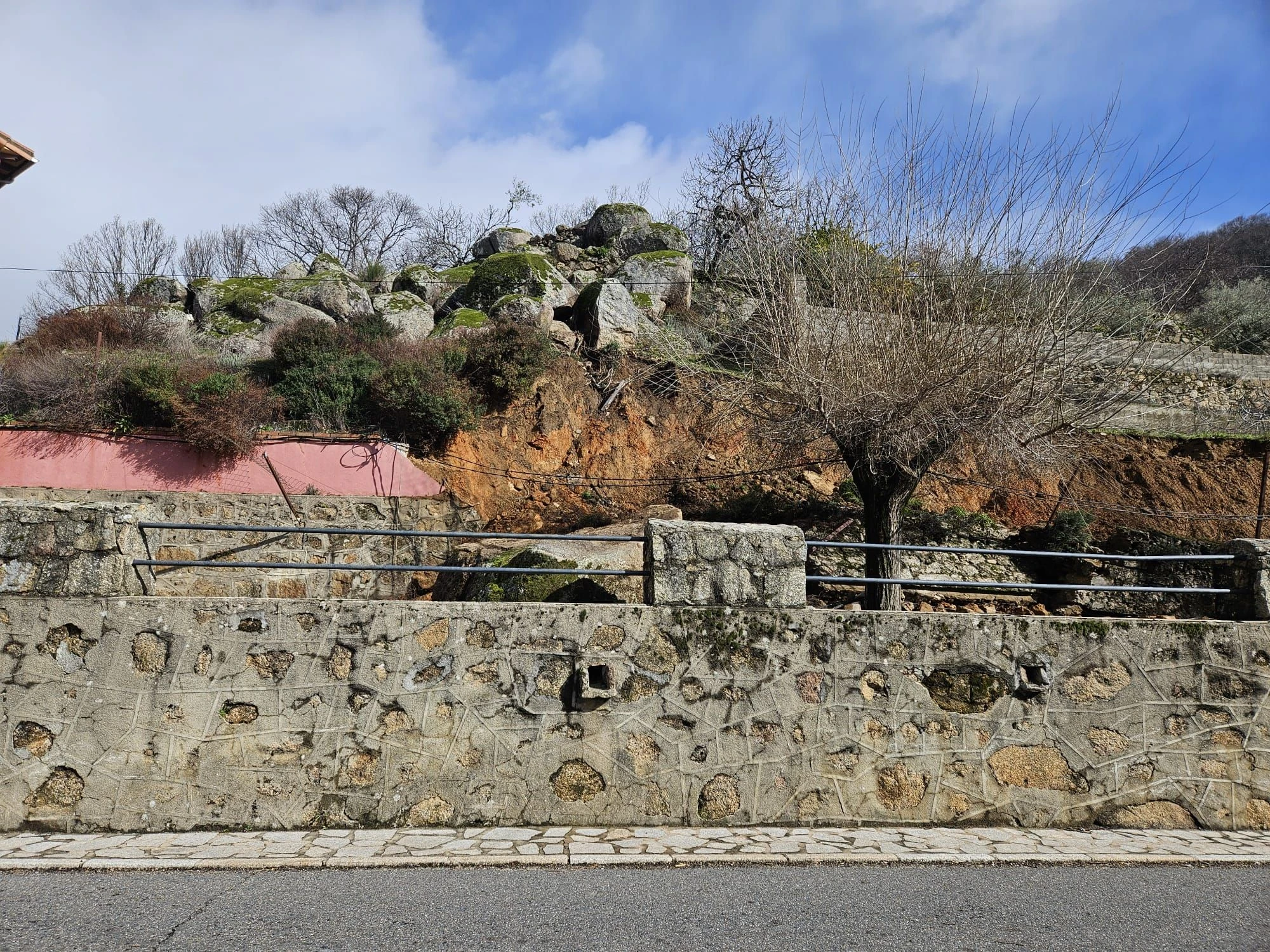 Imágenes de los destrozos de la borrasca en un pueblo extremeño