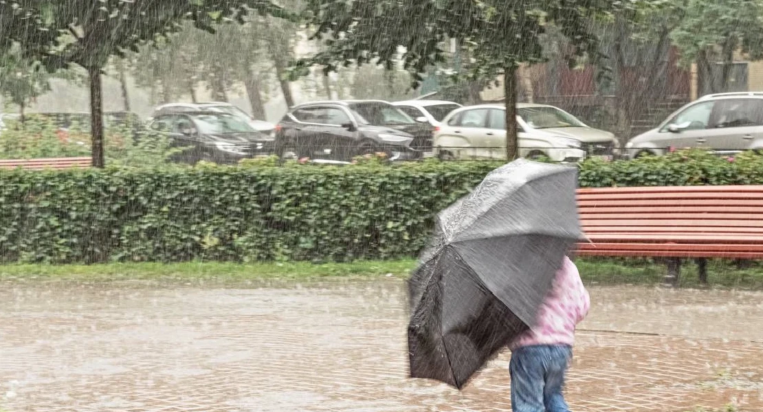 Alerta amarilla por lluvias en parte de Extremadura este domingo