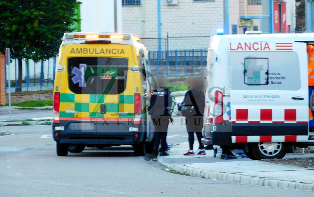 Varios heridos en un accidente vial en Badajoz