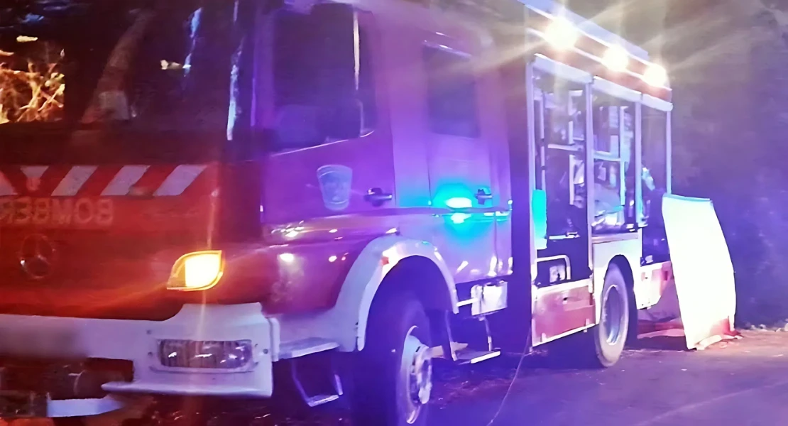 Fallece un hombre en un incendio en Valencia de Alcántara