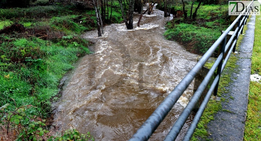 Este es el estado de los arroyos extremeños tras las intensas lluvias