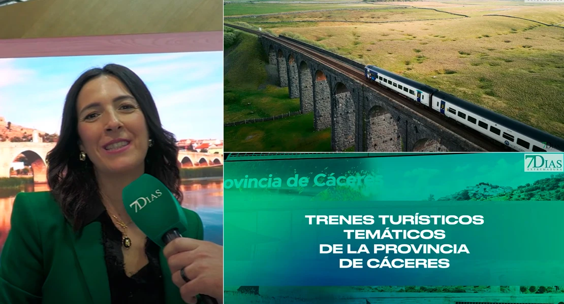 Conoce los nuevos trenes temáticos que te permitirán conocer la provincia de Cáceres