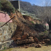 Imágenes de los destrozos de la borrasca en un pueblo extremeño