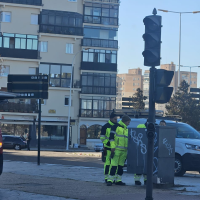 La Policía interviene tras dejar de funcionar varios semáforos de la 'autopista' en Badajoz