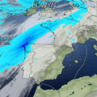 Se acerca otro fuerte temporal de lluvias y viento: así será la borrasca Éowyn