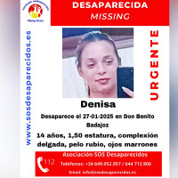 Desaparece una joven de 14 años en Don Benito