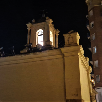 Trabajan en los daños del monumento emeritense tras el incidente en la cabalgata de Reyes