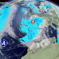 Ivo, una nueva borrasca que llega este miércoles: viento, lluvia y nevadas