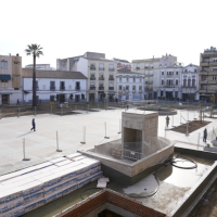 Estas son las calles que sufrirán cortes de tráfico en Don Benito debido a las obras de Plaza de España