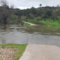 TEMPORAL EN EXTREMADURA: la crecida del río deja incomunicados a vecinos extremeños