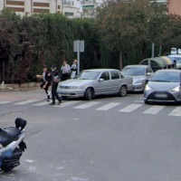 Un motorista resulta herido grave tras colisionar con un coche en Badajoz