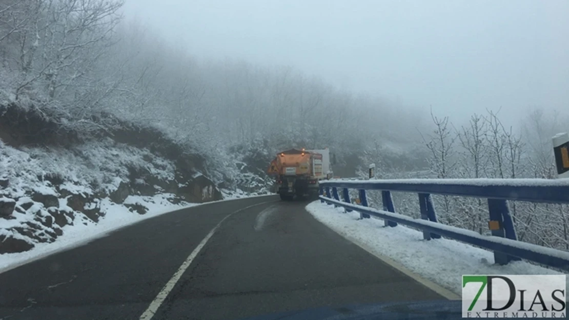 Nieva en Extremadura