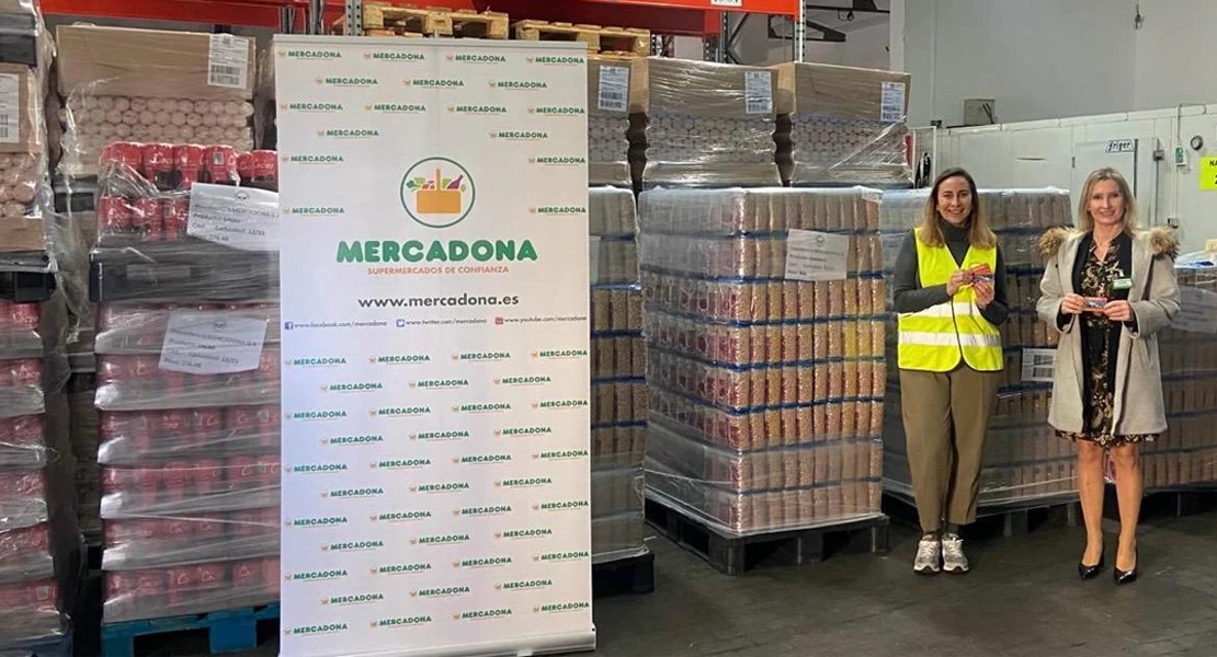 Mercadona dona 25.200 toneladas de alimentos a las 847 entidades sociales con las que colabora