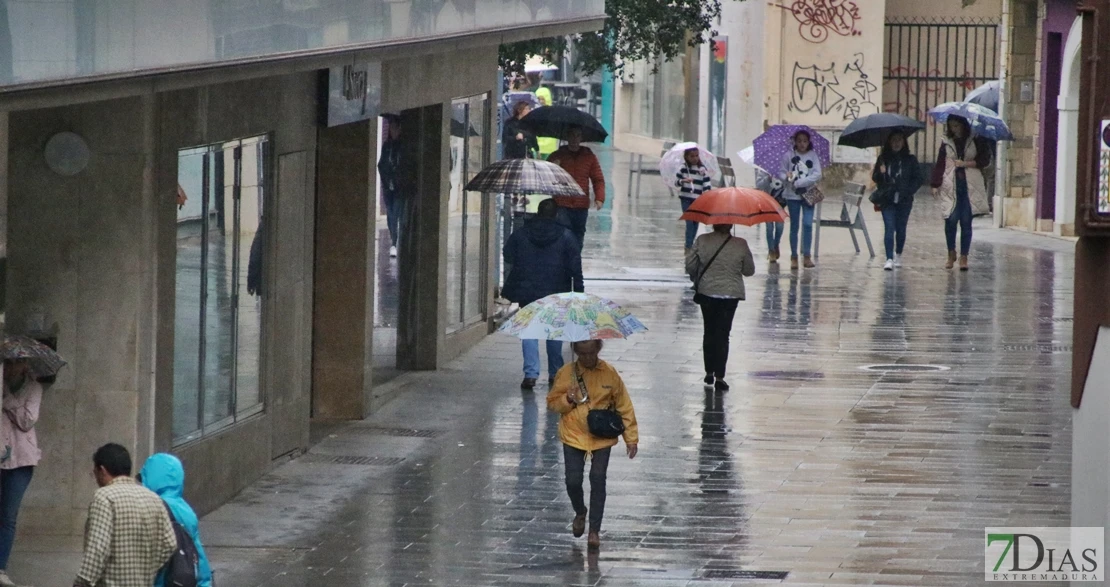 Lunes pasado por agua en Extremadura: la Aemet avisa de chubascos intensos