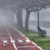 FOTONOTICIA: Un manto de niebla de niebla cubre Badajoz