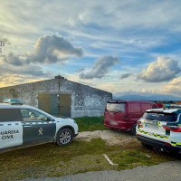 Paran una furgoneta portuguesa en Extremadura transportando una máquina robada