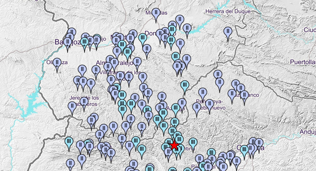 Un terremoto se deja sentir en Extremadura esta madrugada