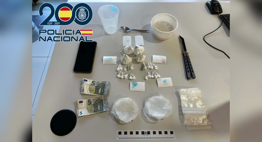 Detienen a una mujer por tráfico de drogas en Cáceres: descubren cocaína tras desahuciarla