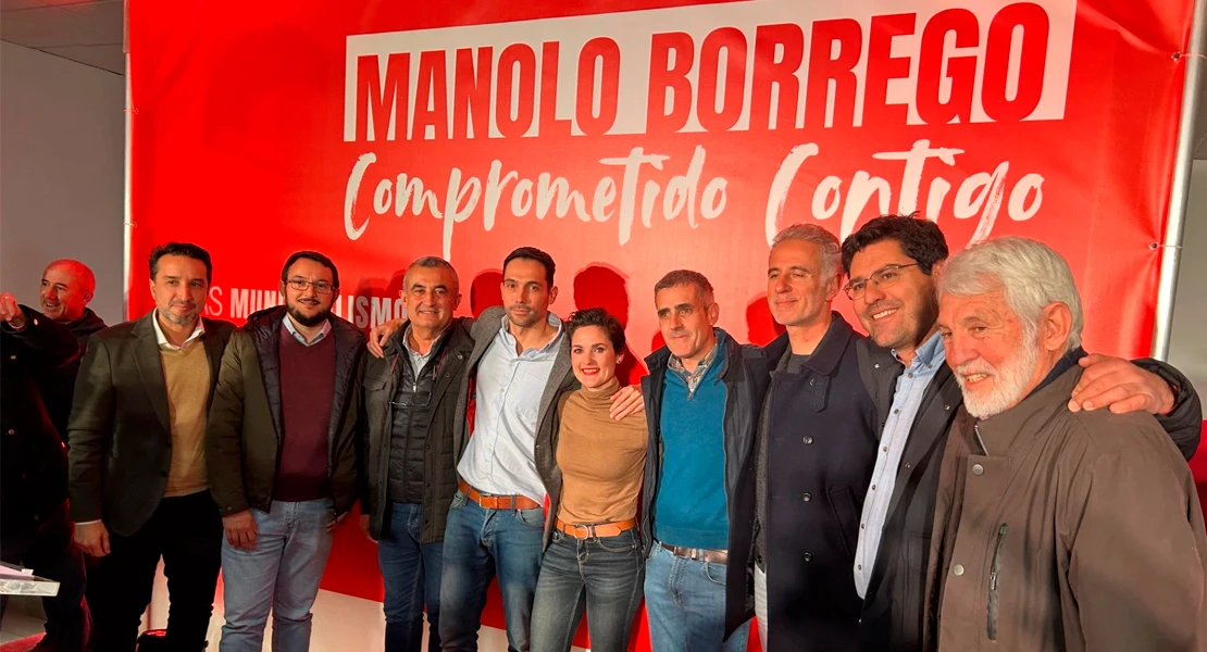 Manolo Borrego presenta su precandidatura a la Secretaría Provincial del PSOE en Badajoz