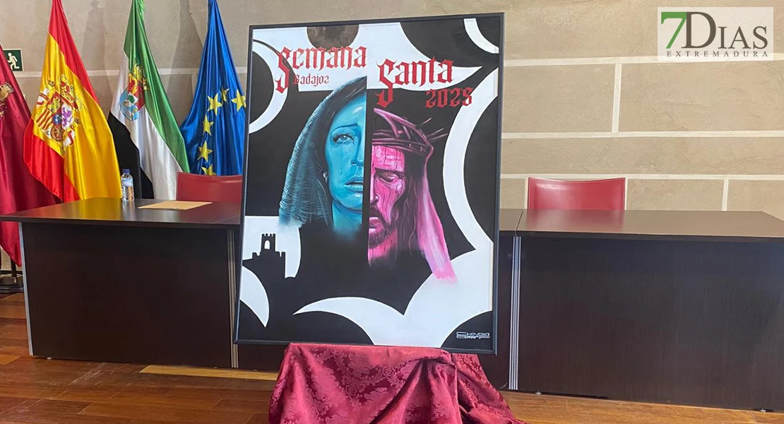 FOTONOTICIA: así es el cartel de la Semana Santa de Badajoz 2025