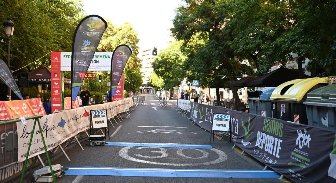 Cáceres se prepara para recibir el Campeonato de España de Duatlón