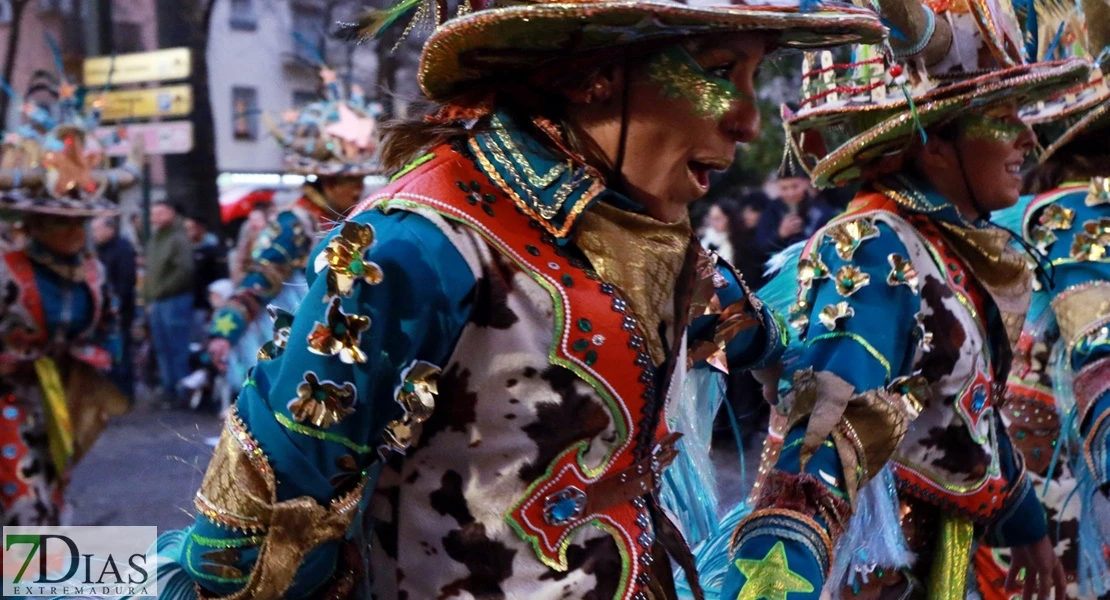 Los mejores primeros planos del Desfile de Carnaval de Badajoz 2025