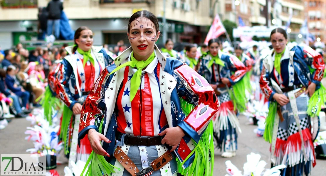 Los mejores primeros planos del Desfile de Carnaval de Badajoz 2025