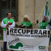 Una manifestación con duras críticas en Badajoz a la ministra de Sanidad