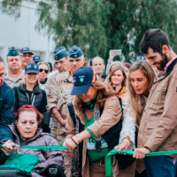 La marcha de la Base Aérea de Talavera recauda 14.138 euros contra la ELA