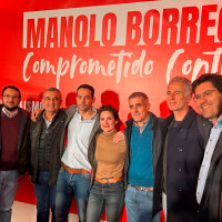 Manolo Borrego presenta su precandidatura a la Secretaría Provincial del PSOE en Badajoz