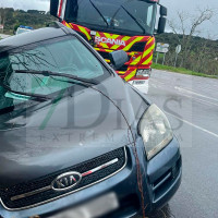 Excarcelan a una persona tras un accidente cerca de Segura de León