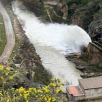 Declaran el aviso de nivel rojo por peligro de inundación en Coria (Cáceres)