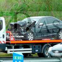 Dos jóvenes heridos tras un accidente en la A-5