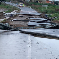 Así está la situación de las carreteras en la provincia de Badajoz por la borrasca Laurence